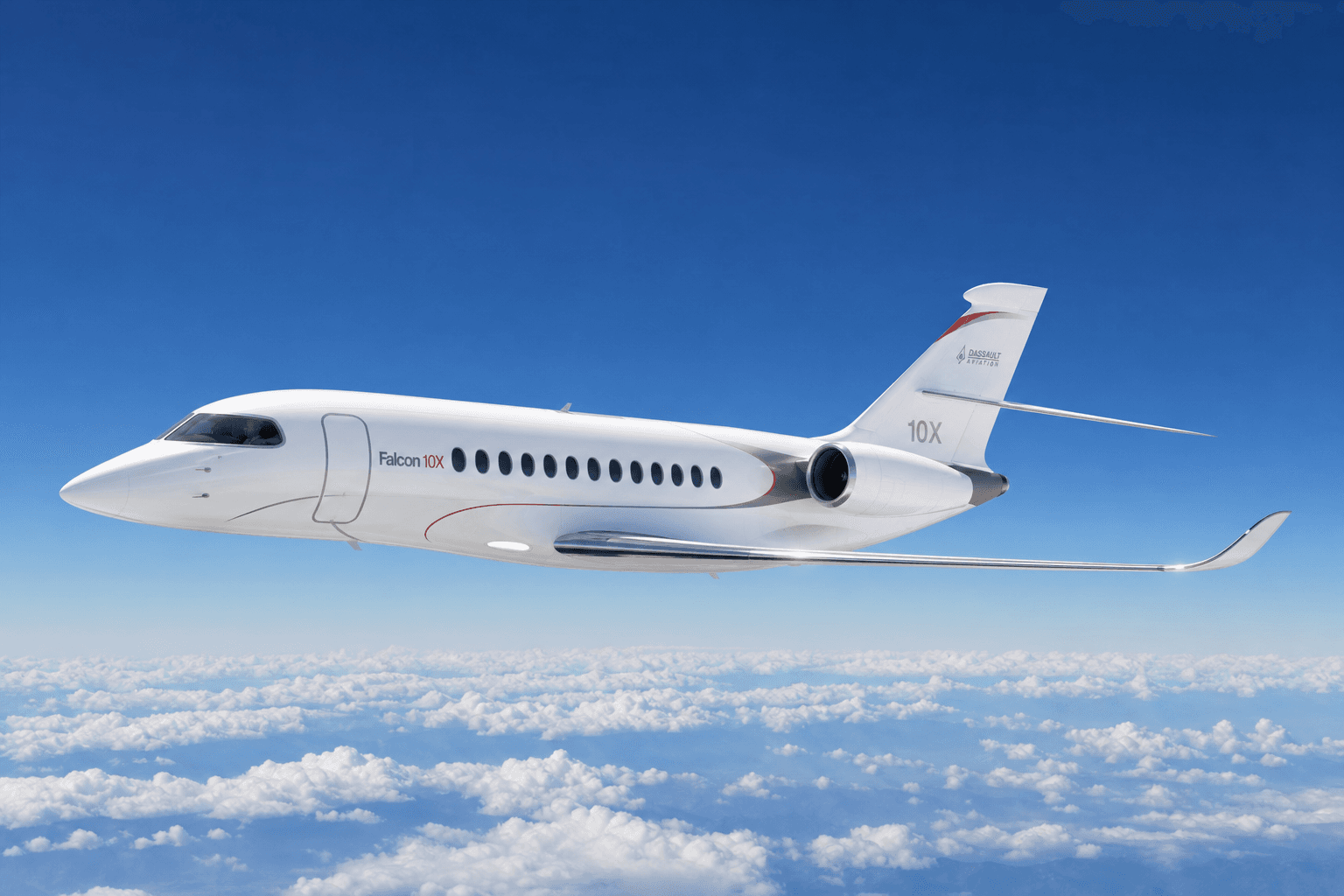 Dassault Falcon 10X Completes First Flight