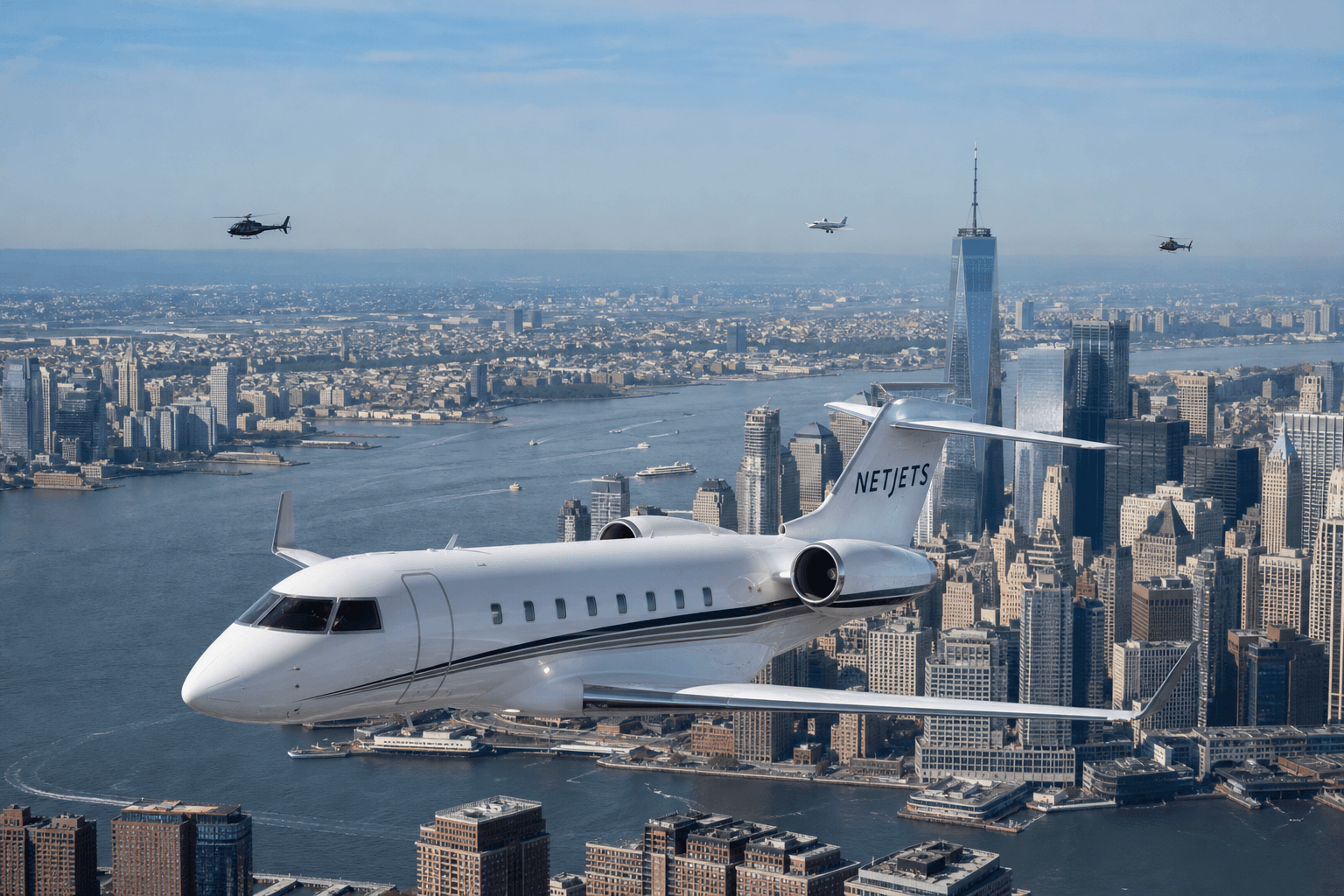 "Large Silver Object": NetJets Pilots Report Near Miss At 15,800 Feet Over New York