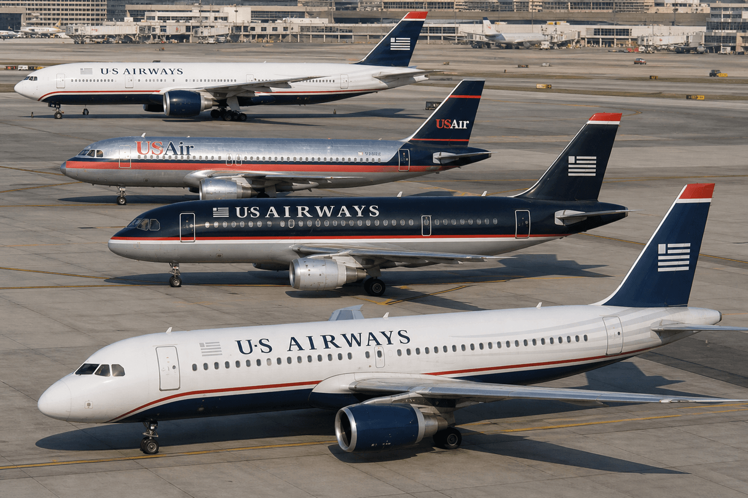 The History of USAir: From Local Service Carrier to American Airlines