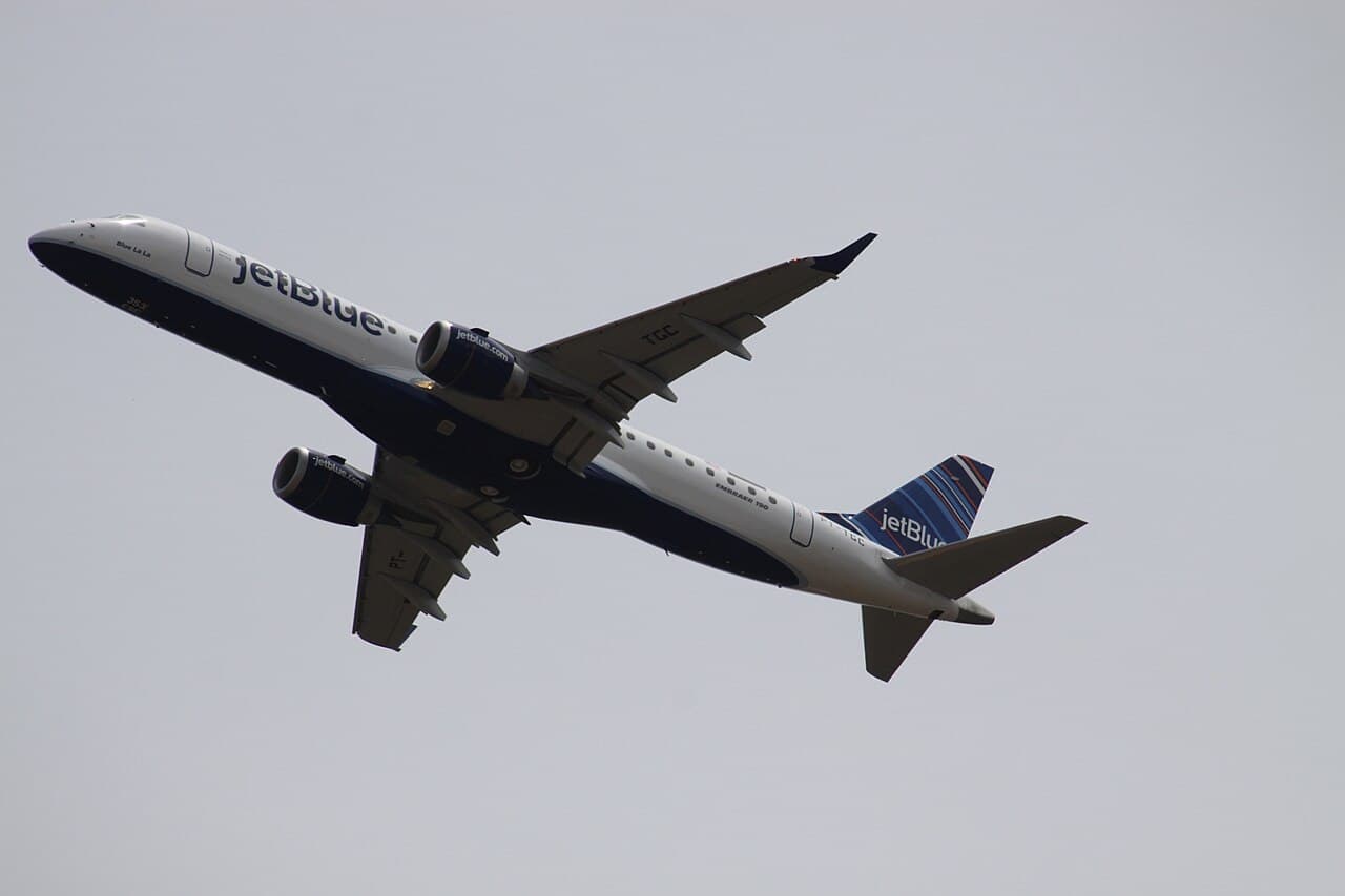 JetBlue aircraft parked at JFK Airport amid operational delays